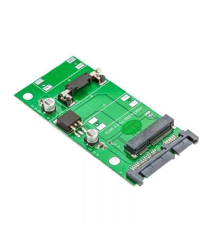 Adaptor mSATA - SATA verde Orico S22PTMS