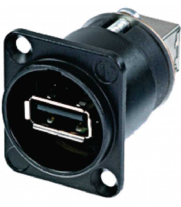 Adaptor panou priza USB A mama - USB B mama spate Neutrik NAUSB-W-B