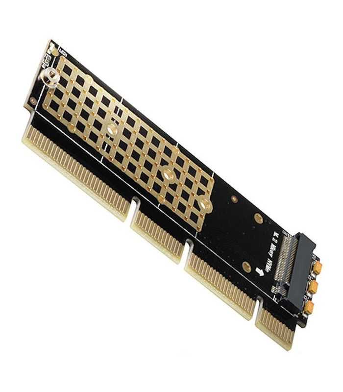 Adaptor PCI-E 3.0 16x - M.2 SSD NVMe SSD pana la 80mm low profile AXAGON NVME PCEM2-1U