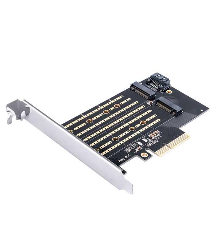 Adaptor Pci Express 2x M2 Nvme Orico Pdm2 Ssd Uri Compatibile 2230 2242 2260 2280 Pci E Channel Nvme Protocol M2 Sata M2