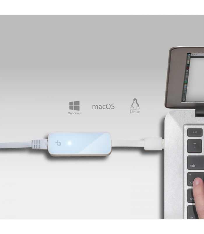 Adaptor Placa De Retea Pe Fir Usb 20 Rj45 10 100mb Ue200 Tp Link