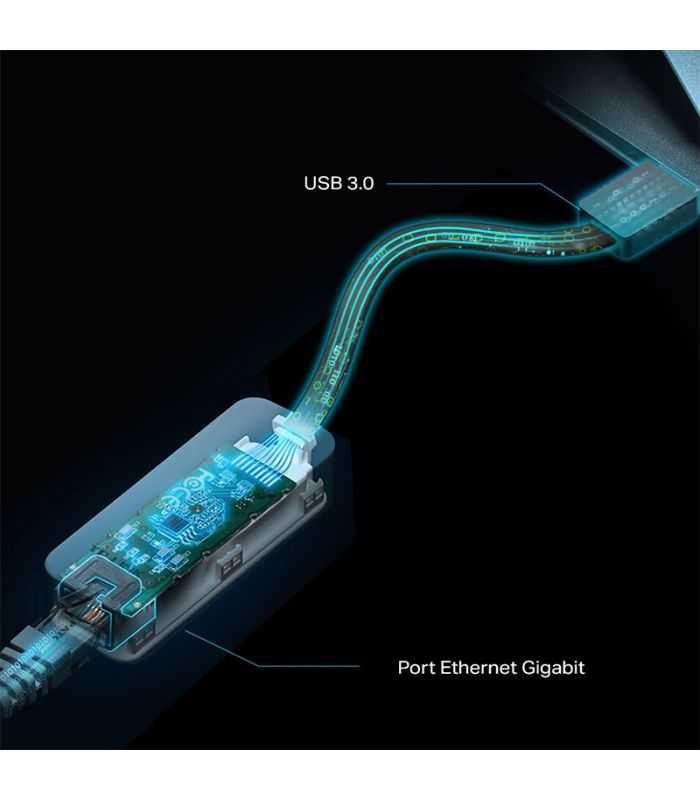 Adaptor Placa De Retea Usb 30 Rj45 10 100 Gigabit Tp Link Ue306