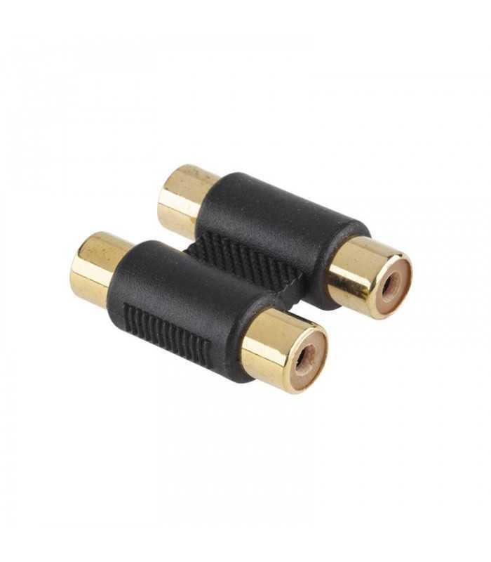 Adaptor prelungire 2x RCA mama la 2x RCA mama aurit