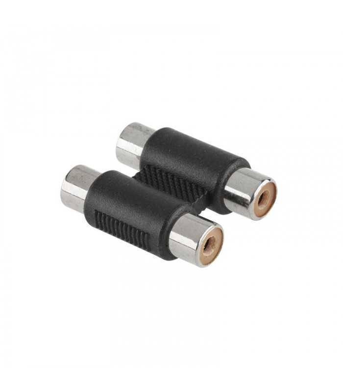 adaptor prelungire 2x rca mama la 2x rca mama goobay 1