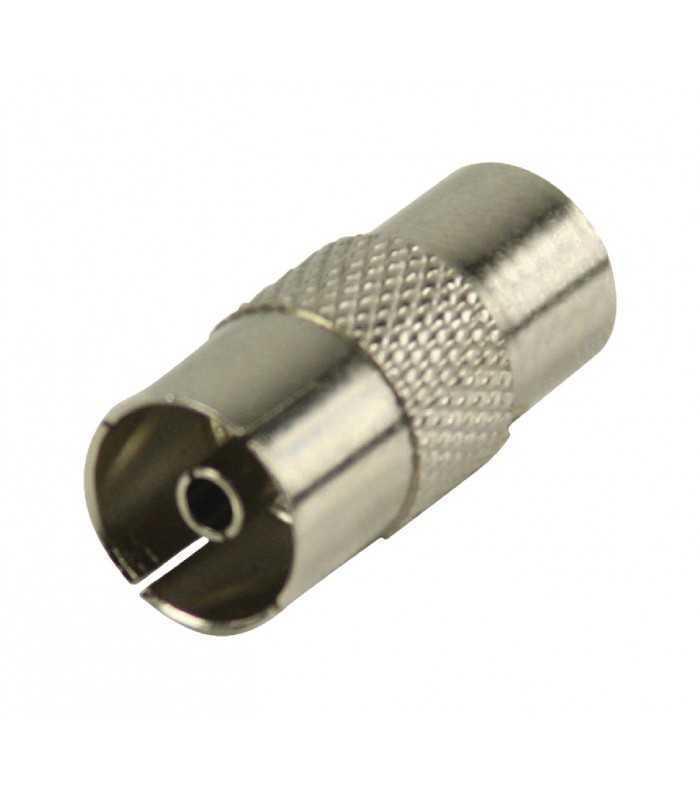 adaptor prelungire coaxial tata coaxial mama conector metalic valueline 2