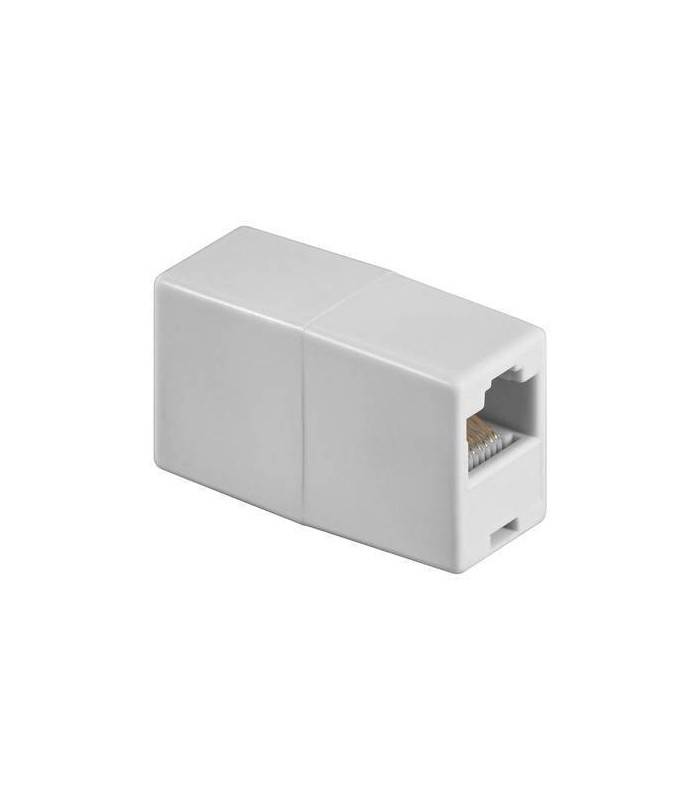 Adaptor prelungire RJ45 mama-mama 8p8c cat5 alb Goobay 3 Adaptor prelungire RJ45 mama-mama 8p8c cat5 alb Goobay