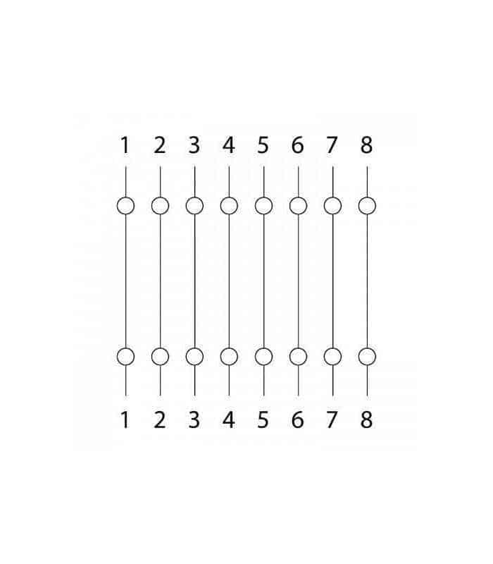 adaptor prelungire rj45 mama mama negru goobay 1