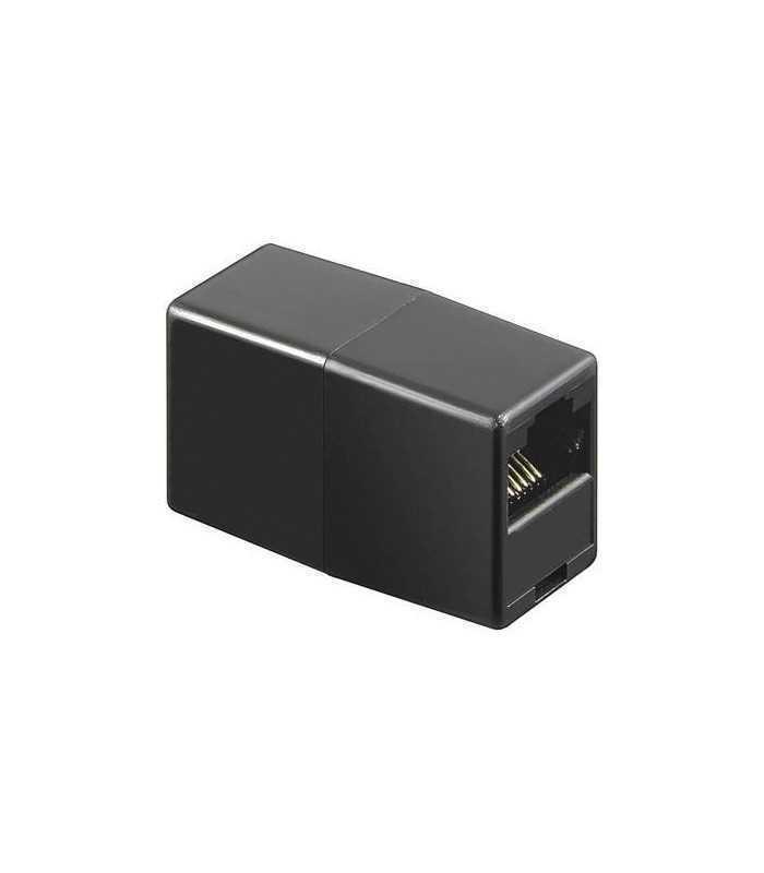 Adaptor prelungire RJ45 mama-mama negru Goobay