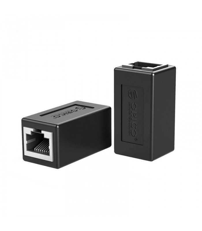 Adaptor prelungitor cablu de retea Cat6 UTP 1000Mbs RJ45 mama-mama Orico PUG-MTM negru