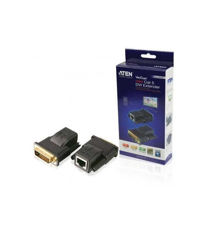 Adaptor prelungitor DVI prin UTP pana la 20m Aten