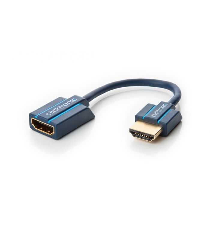 Adaptor prelungitor HDMI mama-tata 10cm OFC cupru 3D Ultra HD 4K 60Hz Clicktronic