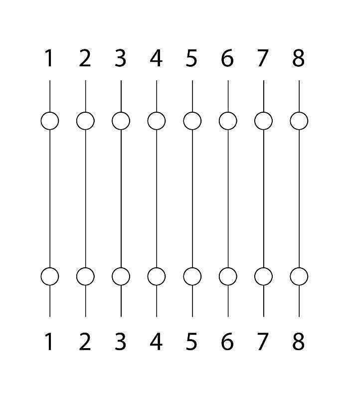 adaptor prelungitor rj45 8p8c cat5 soclu soclu conexiunea drept alb 1