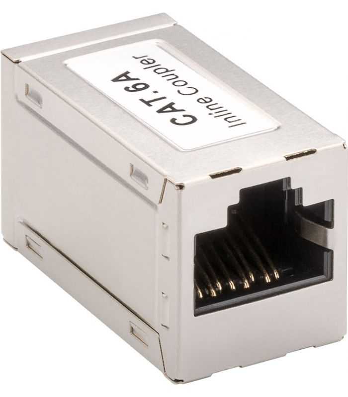 Adaptor Prelungitor Rj45 Cat6a Sftp Pimf 500mhz Ecranat Mama Mama 72499 Goobay