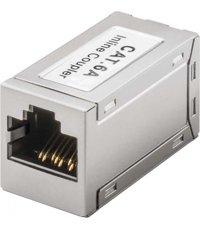 Adaptor prelungitor RJ45 CAT6A SFTP PiMF 500MHz ecranat mama-mama 72499 Goobay