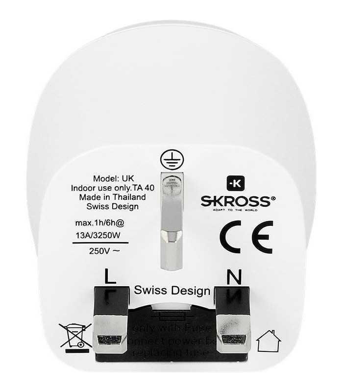 adaptor priza eu uk 13a skross 1500230 e 3