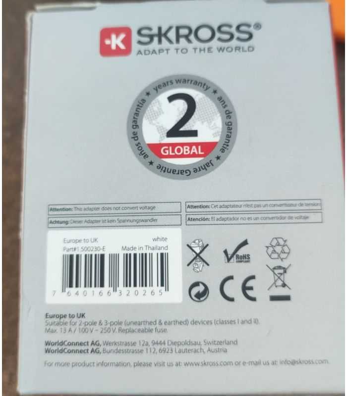 adaptor priza eu uk 13a skross 1500230 e 7