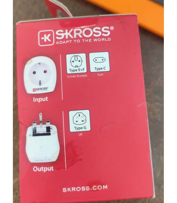 adaptor priza eu uk 13a skross 1500230 e 8