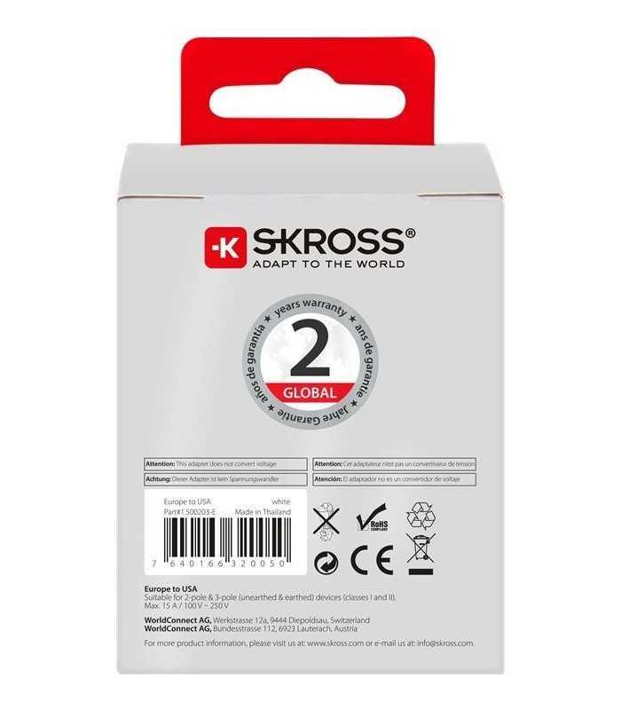 adaptor priza eu usa skross 1500203 e 4