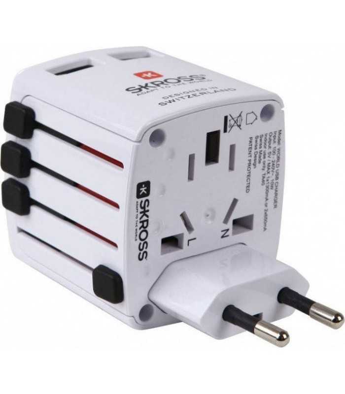adaptor priza universal 3 p tata schuko mama skross 1