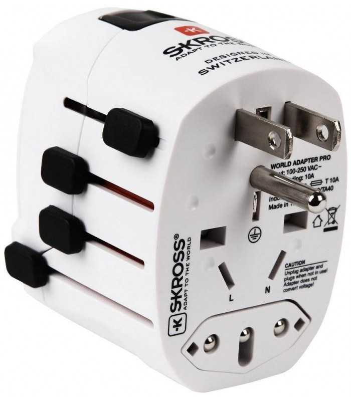 adaptor priza universal 3 p tata schuko mama skross 5