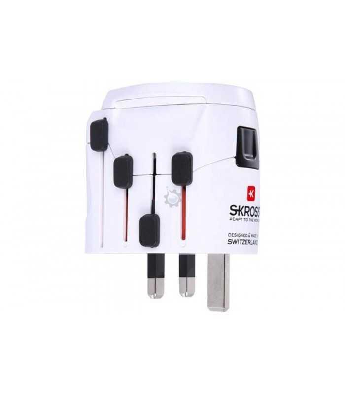 adaptor priza universal 3 p tata schuko mama skross 6