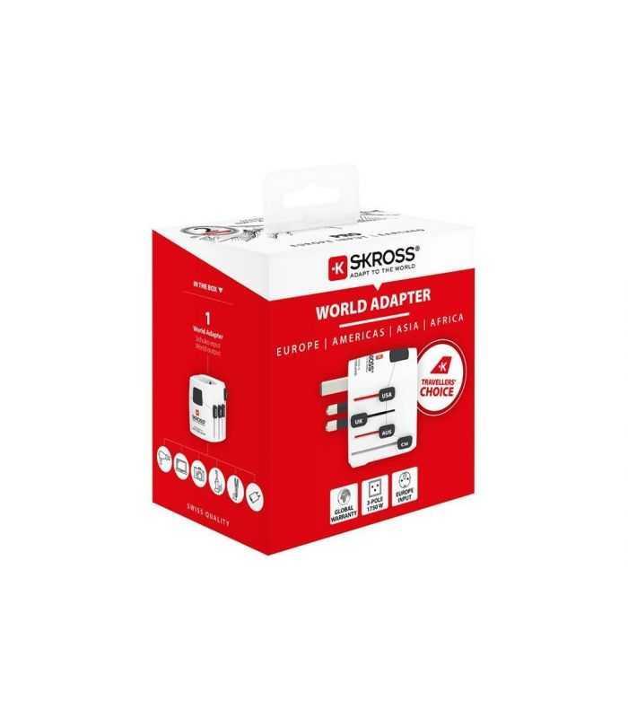 Adaptor Priza Universal 3 Pini Tata Schuko Mama Skross 1103145