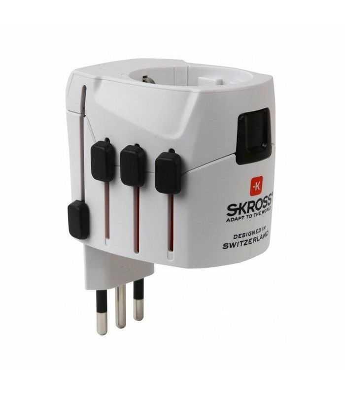 Adaptor Priza Universal 3 Pini Tata Schuko Mama Skross 1103145