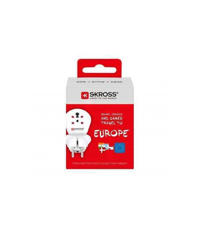 adaptor priza universal india israel danemarca eu skross 1500217 e 3