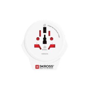 Adaptor priza universal Skross 1.500267 World (Europa Australia China Marea Britanie SUA Japonia Italia Brazilia) la UK cu USB