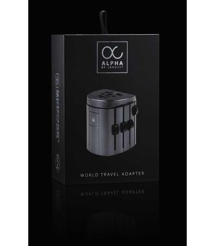 Adaptor Priza Universal Skross Alpha 11041 Australia China Marea Britanie Sua Japonia Elvetia Italia Brazilia