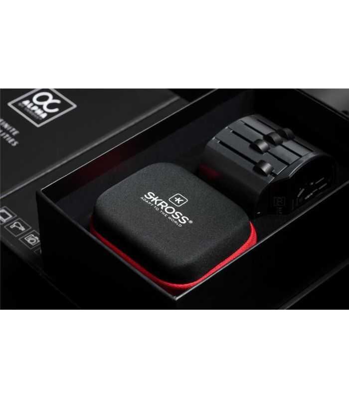 Adaptor Priza Universal Skross Alpha 11041 Australia China Marea Britanie Sua Japonia Elvetia Italia Brazilia