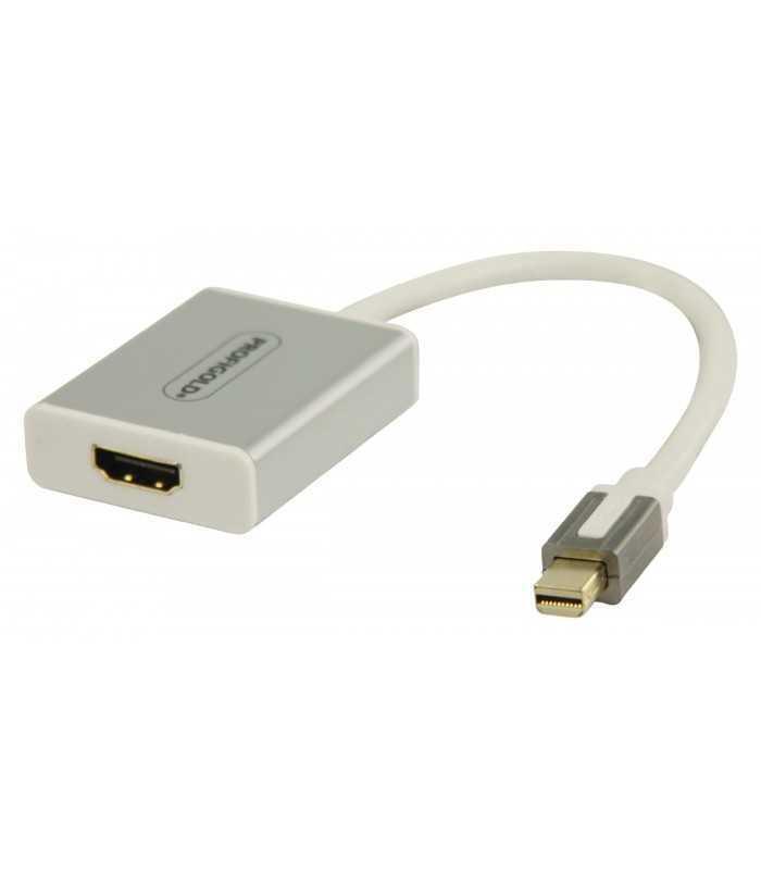 adaptor profesional mini displayport hdmi v11 02m alb profigold 1