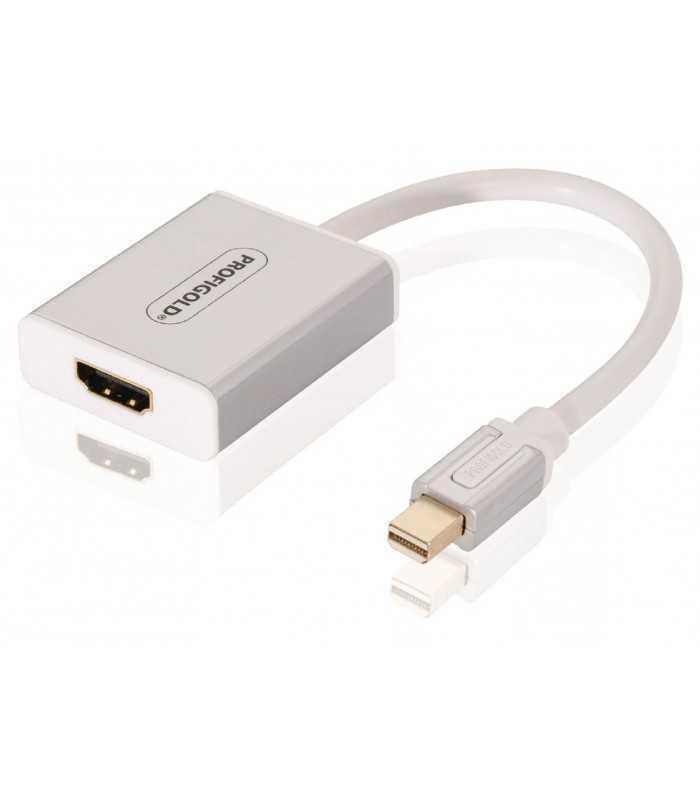adaptor profesional mini displayport hdmi v11 02m alb profigold 2