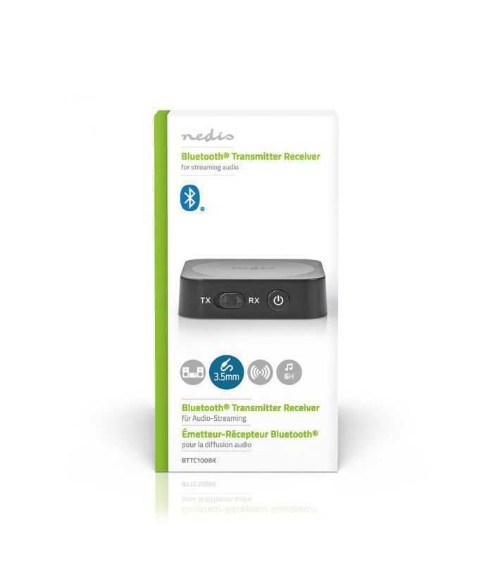 adaptor receptor audio wireless bluetooth 35 mm jack negru nedis 7