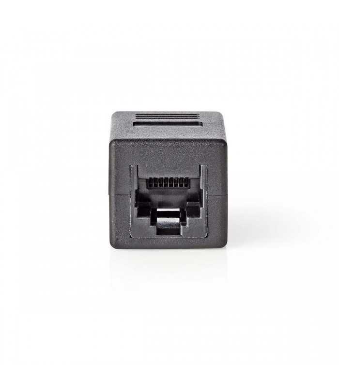 adaptor retea cat6 rj45 8p8c mama rj45 8p8c mama negru nedis 2