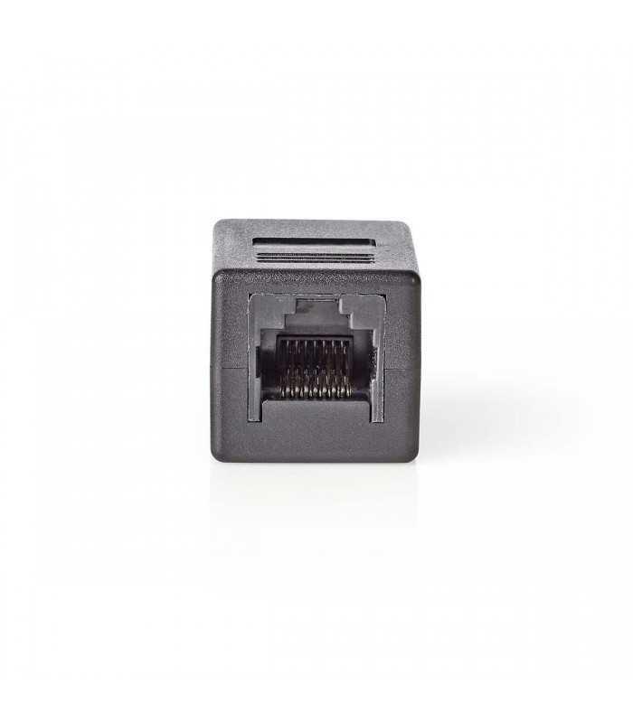 adaptor retea cat6 rj45 8p8c mama rj45 8p8c mama negru nedis 4