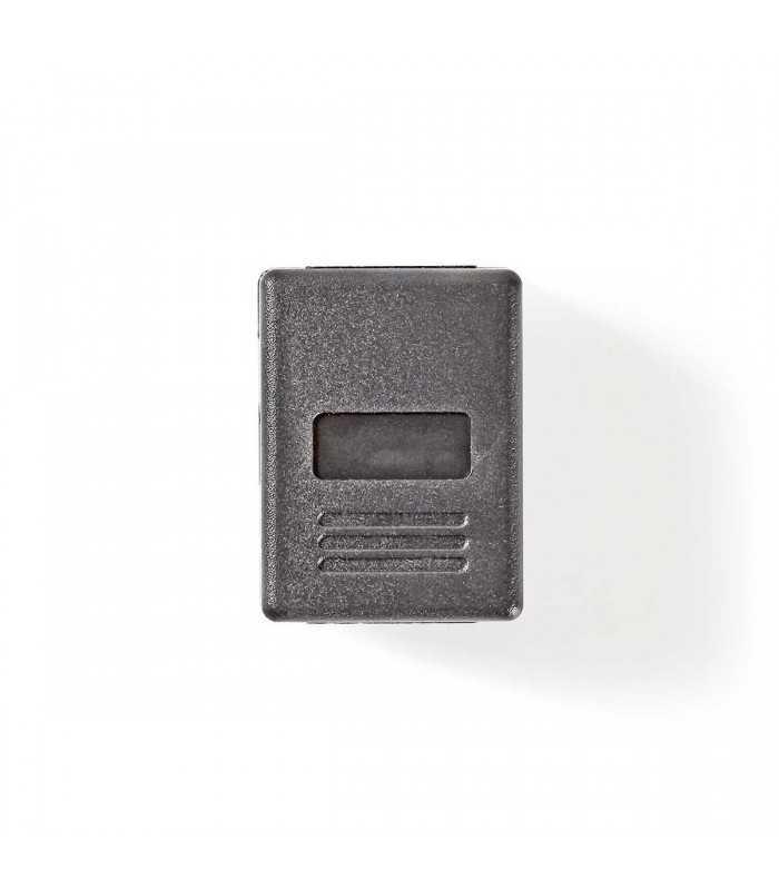 adaptor retea cat6 rj45 8p8c mama rj45 8p8c mama negru nedis 5