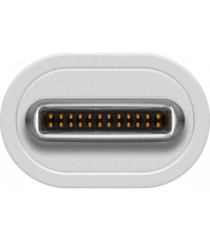 adaptor retea gigabit 10 100 1000mbs rj45 mama usb c tata 02m alb goobay 3