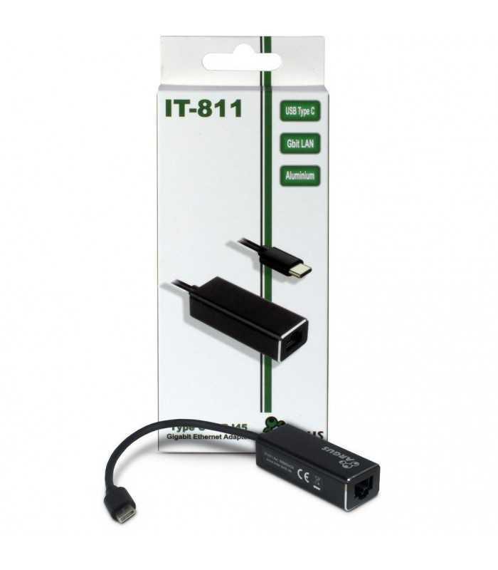 adaptor retea gigabit rj45 usb 30 type c inter tech argus it 811 1