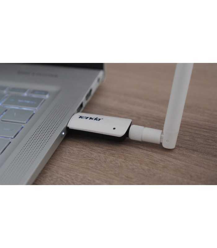 adaptor retea usb 20 wireless n 300mbps antena externa u1 tenda 6