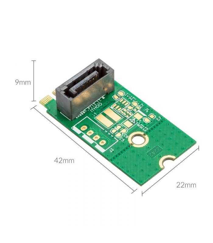 adaptor sata 7pin m2 sata b key orico m2ts7p 3
