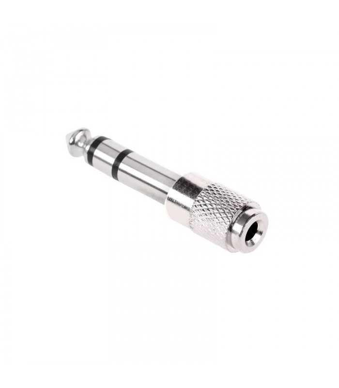 adaptor stereo jack 63 mm la 35 mm din metal 1