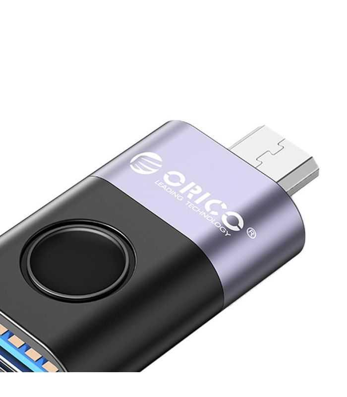 Adaptor Tata Micro Usb Usb A Mama Orico Wba Bk Negru Cu Gri 32x21x9mm