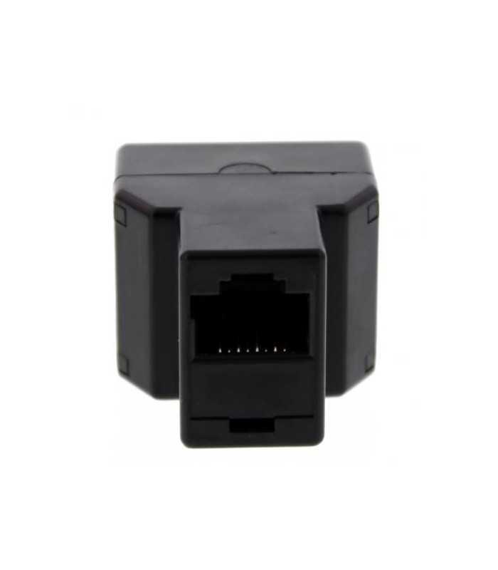 adaptor telefonic 1x rj11 6p4c mama 2x rj11 6p4c mama negru well 1
