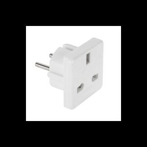 Adaptor tensiune uk alb