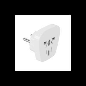 Adaptor tensiune universal 10A alb pentru Romania