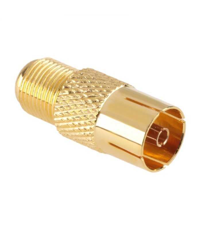 Adaptor tv mama la F mama cupru aurit Cabletech