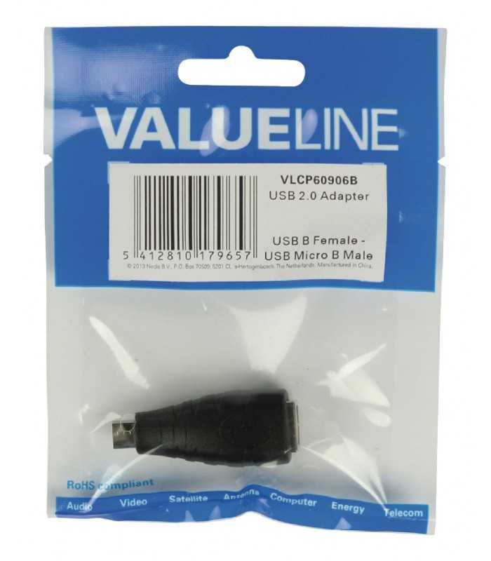 adaptor usb 20 b usb mama micro usb tata valueline 2