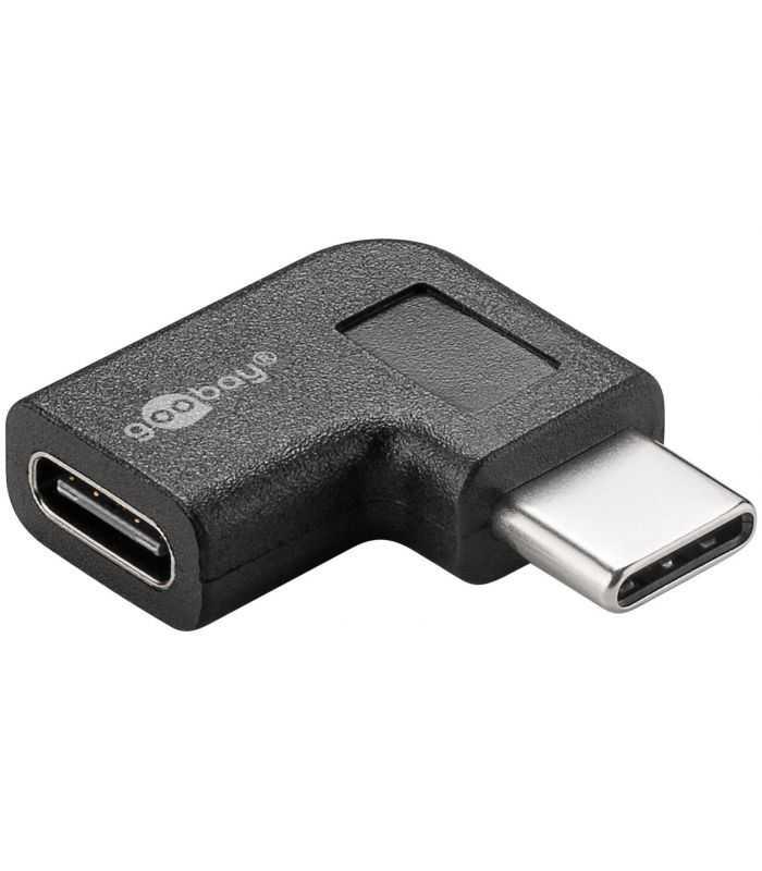 Adaptor Usb 31 Type C Type C 90 Grade 5gbps Potrivit Pentru Macbook Goobay 45402