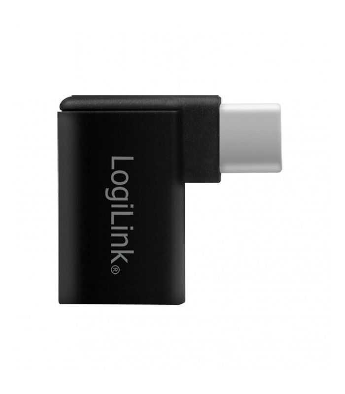 Adaptor Usb 32 A Mama Usb Type C Tata In Unghi 90 Grade Logilink Au0055
